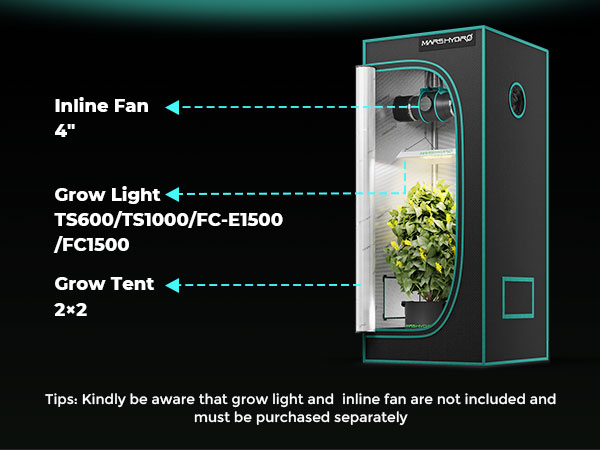 2x2 with suggested fan and light-phone