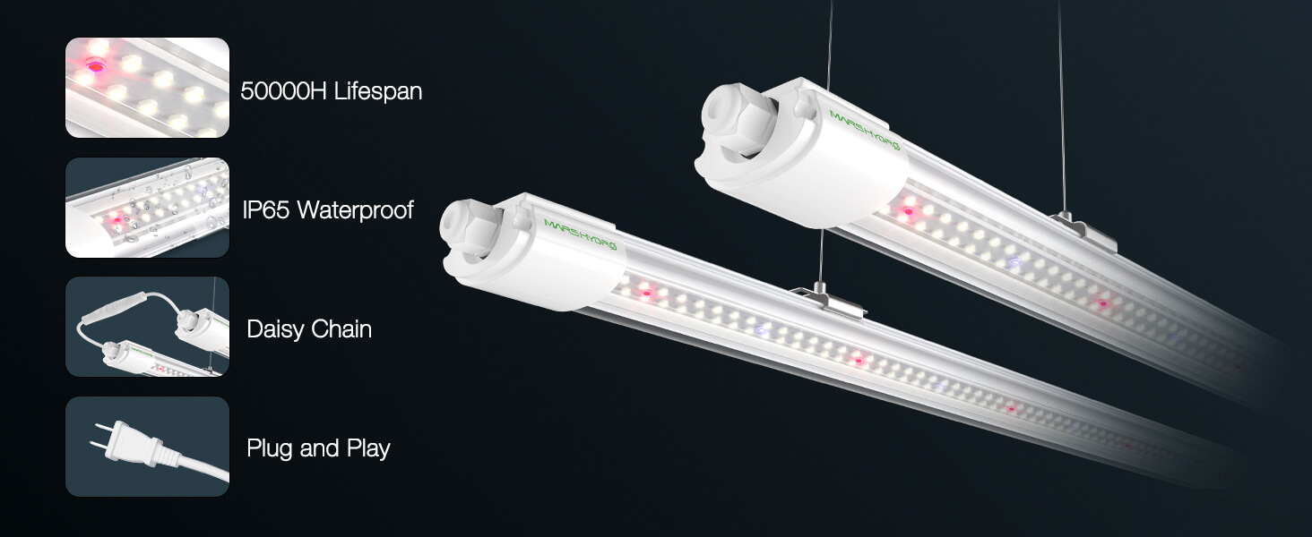 Mars-Hydro-VG80-LED-Grow-Lights-For-Seedling-Vegetative-Cloning-long-lifespan-waterproof